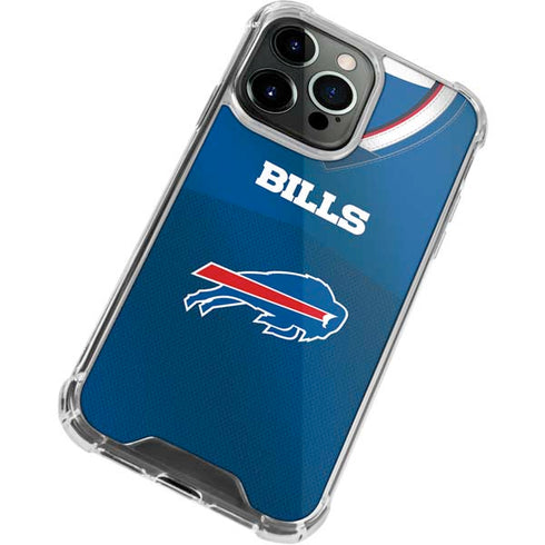 NFL Buffalo Bills Team Jersey iPhone 13 Pro Max Clear Case