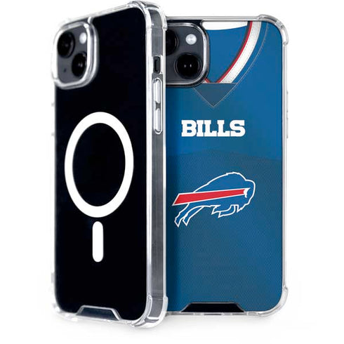 NFL Buffalo Bills Team Jersey iPhone 15 Plus MagSafe Case