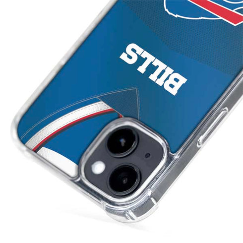 NFL Buffalo Bills Team Jersey iPhone 15 Plus MagSafe Case