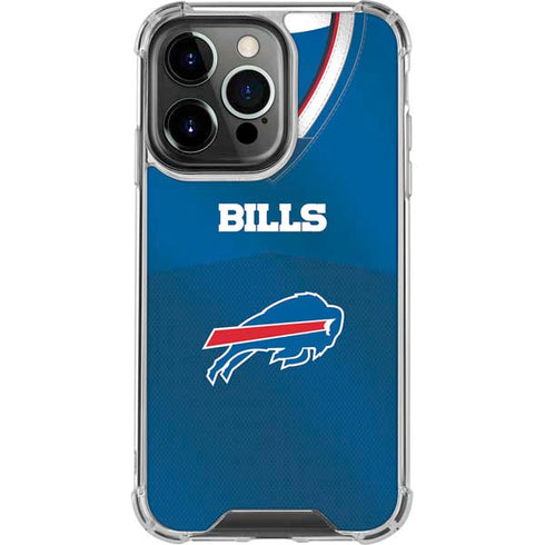 NFL Buffalo Bills Team Jersey iPhone 14 Pro Clear Case