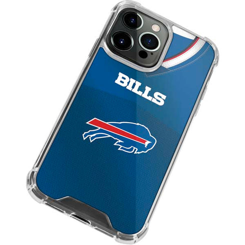 NFL Buffalo Bills Team Jersey iPhone 15 Pro Max Clear Case