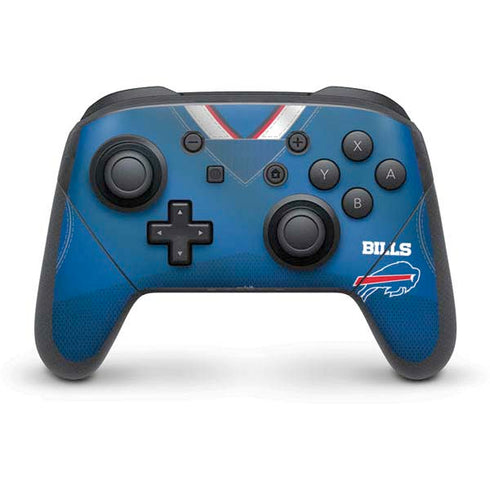 NFL Buffalo Bills Team Jersey Nintendo Switch Pro Controller Skin