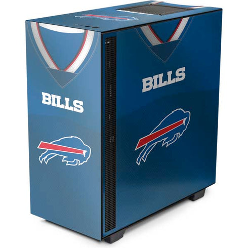 NFL Buffalo Bills Team Jersey NZXT H510 Compact ATX Mid-Tower Case Skin