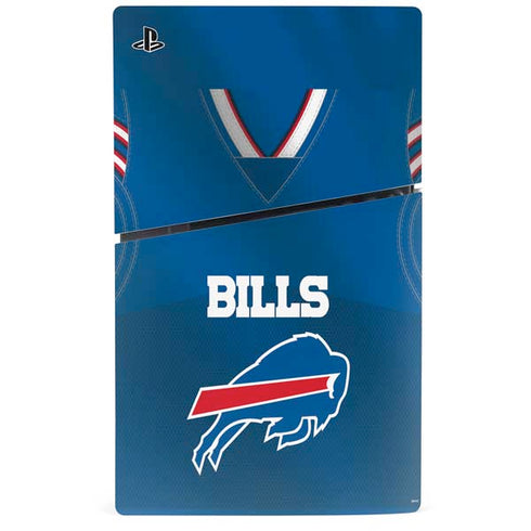 NFL Buffalo Bills Team Jersey PS5 Slim Disk Console Skin