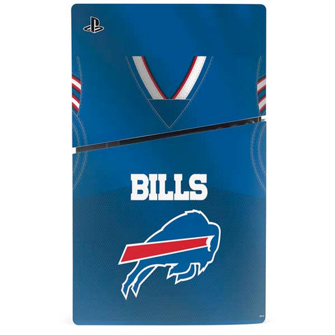 NFL Buffalo Bills Team Jersey PS5 Slim Digital Edition Bundle Skin