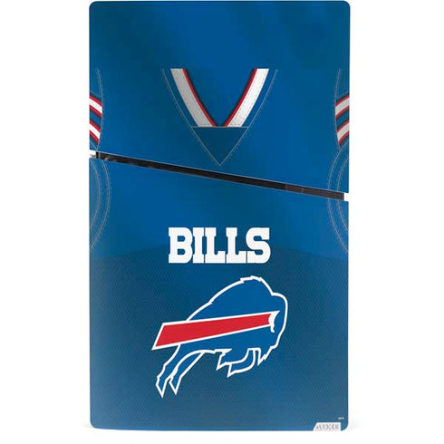 NFL Buffalo Bills Team Jersey PS5 Slim Digital Edition Console Skin