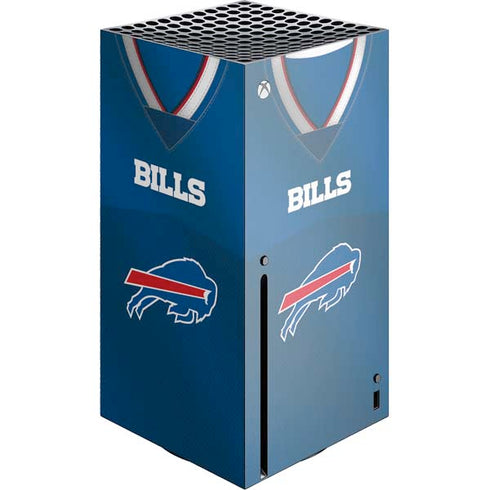 NFL Buffalo Bills Team Jersey Xbox Series X Console Skin