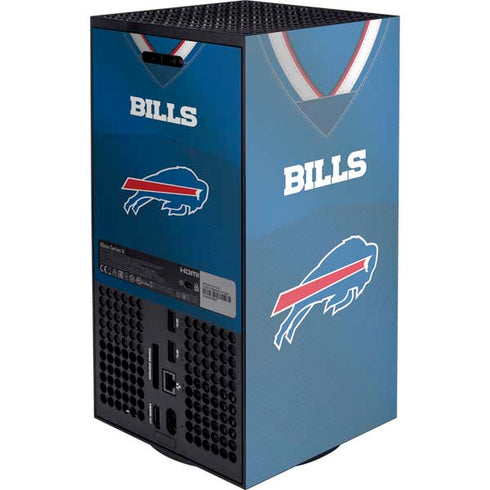 NFL Buffalo Bills Team Jersey Xbox Series X Console Skin