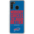 NFL Buffalo Bills Team Motto Galaxy A21 Clear Case