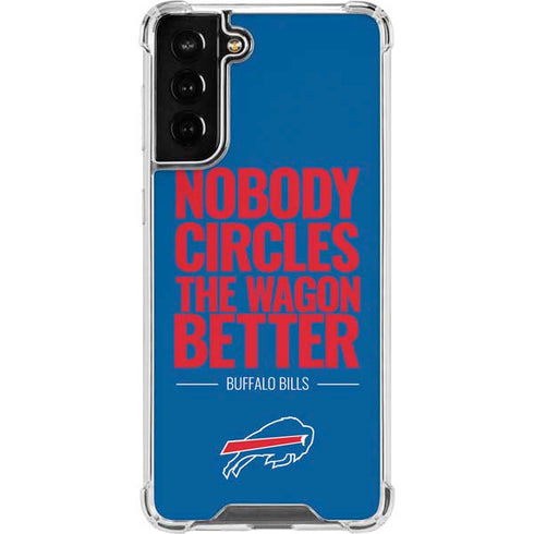 NFL Buffalo Bills Team Motto Galaxy S21 FE Clear Case