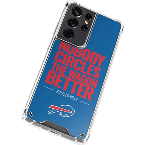 NFL Buffalo Bills Team Motto Galaxy S21 Ultra 5G Clear Case