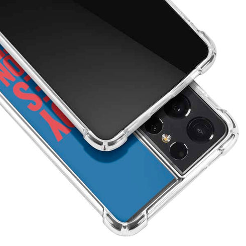 NFL Buffalo Bills Team Motto Galaxy S21 Ultra 5G Clear Case