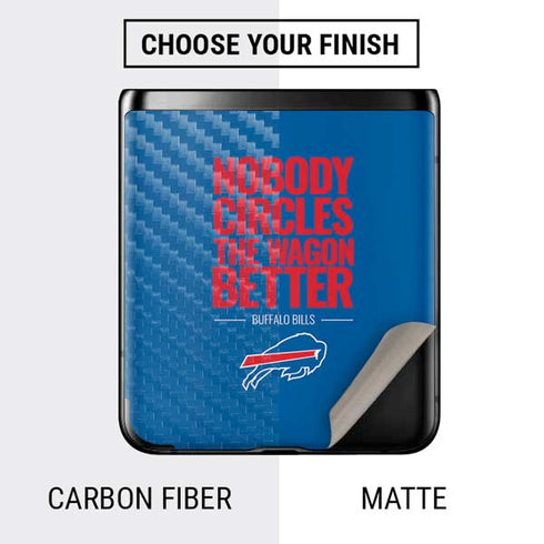 NFL Buffalo Bills Team Motto Galaxy Z Flip Skin