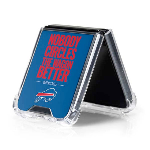 NFL Buffalo Bills Team Motto Galaxy Z Flip5 5G Clear Case