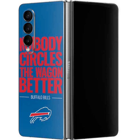 NFL Buffalo Bills Team Motto Galaxy Z Fold4 5G Skin
