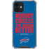 NFL Buffalo Bills Team Motto iPhone 12 Mini Clear Case