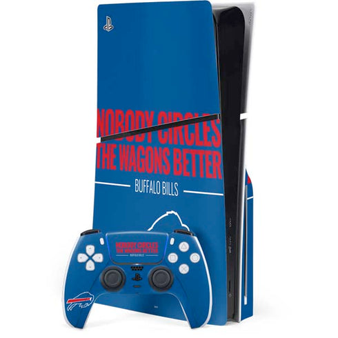 NFL Buffalo Bills Team Motto PS5 Slim Disk Bundle Skin