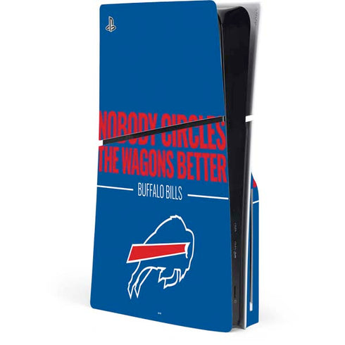 NFL Buffalo Bills Team Motto PS5 Slim Disk Console Skin