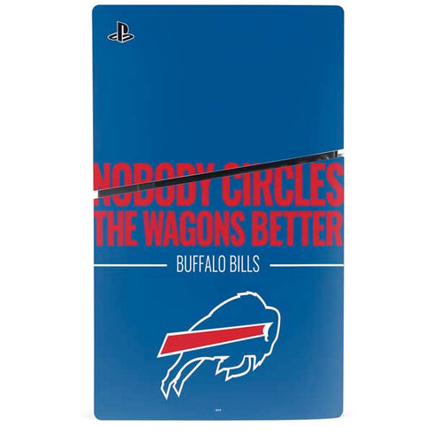 NFL Buffalo Bills Team Motto PS5 Slim Disk Console Skin