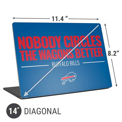 NFL Buffalo Bills Team Motto Universal Laptop 14in (11.4 x 8.2in) Skin