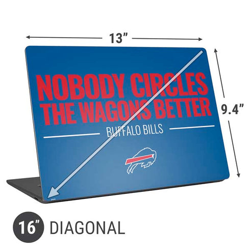 NFL Buffalo Bills Team Motto Universal Laptop 16in (13 x 9.4in) Skin
