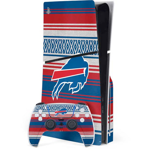 NFL Buffalo Bills Trailblazer PS5 Slim Disk Bundle Skin