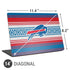 NFL Buffalo Bills Trailblazer Universal Laptop 14in (11.4 x 8.2in) Skin