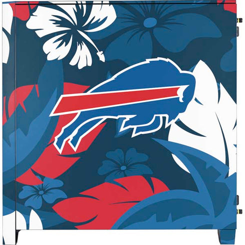 NFL Buffalo Bills Tropical Print Corsair 4000D Tempered Glass Mid-Tower ATX Case Skin