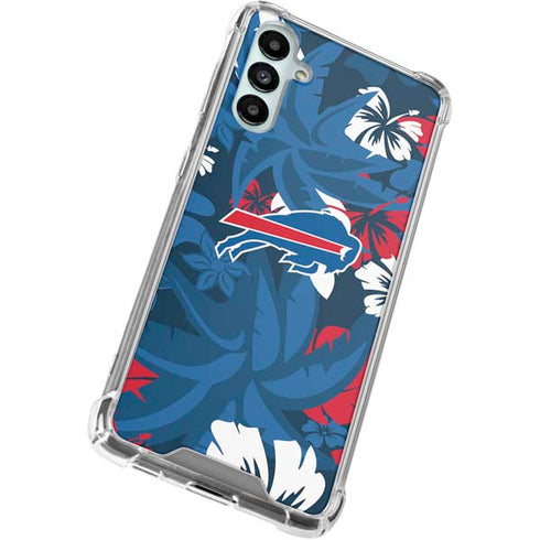 NFL Buffalo Bills Tropical Print Galaxy A15 5G Clear Case