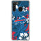 NFL Buffalo Bills Tropical Print Galaxy A21 Clear Case