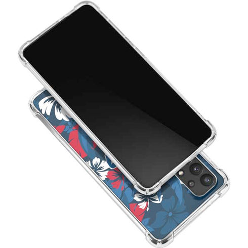 NFL Buffalo Bills Tropical Print Galaxy A32 5G Clear Case