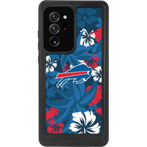 NFL Buffalo Bills Tropical Print Galaxy Note20 Ultra 5G Waterproof Case