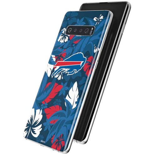 NFL Buffalo Bills Tropical Print Galaxy S10 Plus Skin