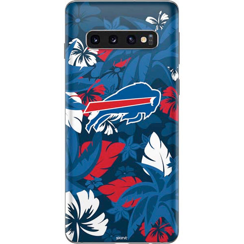 NFL Buffalo Bills Tropical Print Galaxy S10 Skin