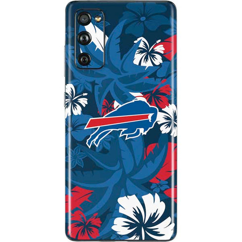 NFL Buffalo Bills Tropical Print Galaxy S20 Fan Edition Skin