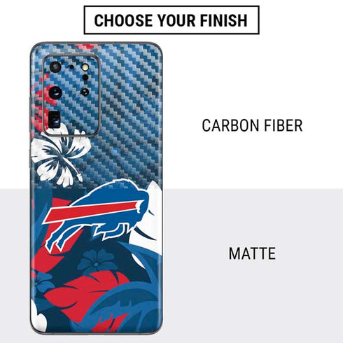 NFL Buffalo Bills Tropical Print Galaxy S20 Ultra 5G Skin