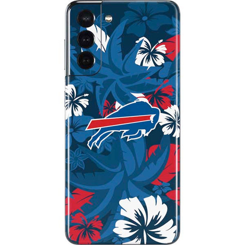 NFL Buffalo Bills Tropical Print Galaxy S21 5G Skin