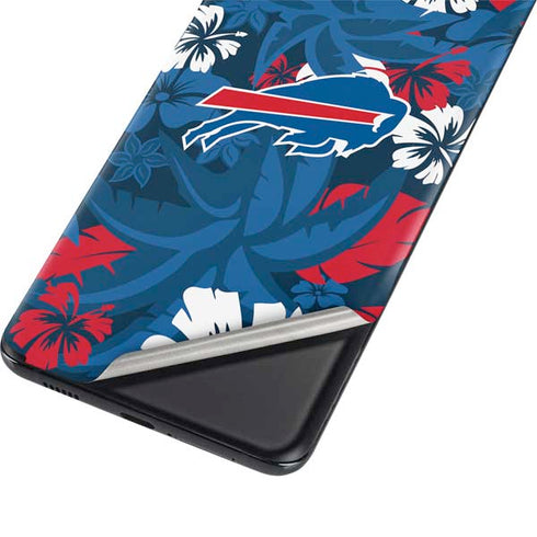 NFL Buffalo Bills Tropical Print Galaxy S21 Plus 5G Skin