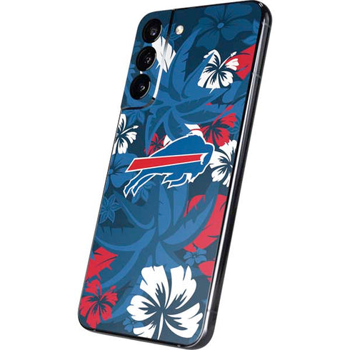 NFL Buffalo Bills Tropical Print Galaxy S22 Plus Skin