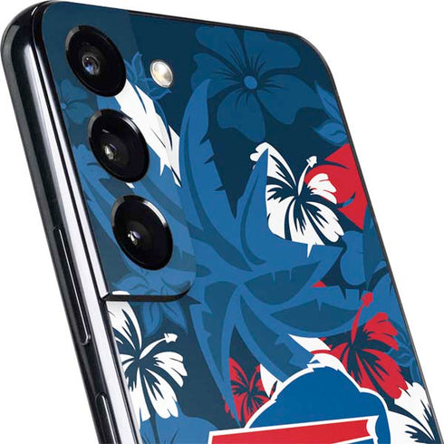 NFL Buffalo Bills Tropical Print Galaxy S22 Plus Skin