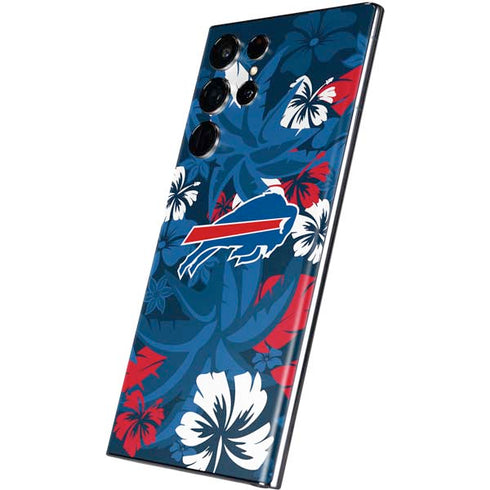NFL Buffalo Bills Tropical Print Galaxy S22 Ultra Skin