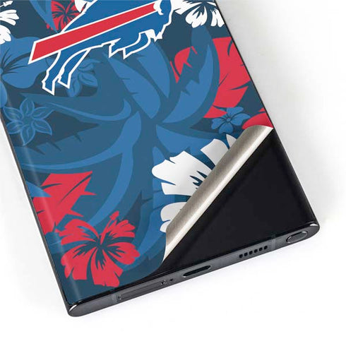 NFL Buffalo Bills Tropical Print Galaxy S22 Ultra Skin