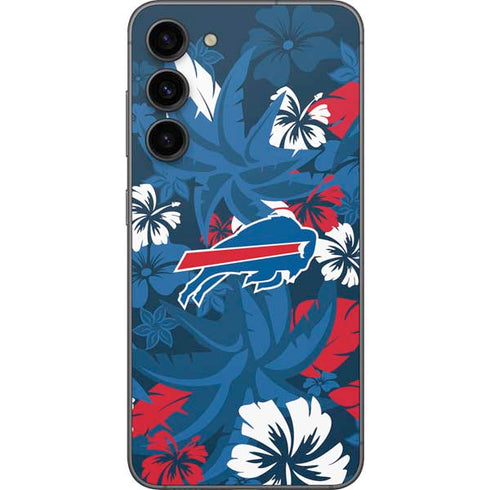 NFL Buffalo Bills Tropical Print Galaxy S23 Plus Skin