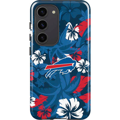 NFL Buffalo Bills Tropical Print Galaxy S23 Pro Case