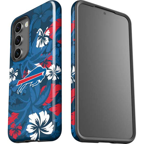 NFL Buffalo Bills Tropical Print Galaxy S23 Pro Case