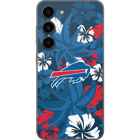 NFL Buffalo Bills Tropical Print Galaxy S23 Skin