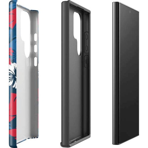 NFL Buffalo Bills Tropical Print Galaxy S24 Ultra Impact Case