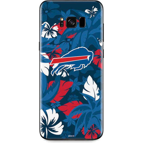NFL Buffalo Bills Tropical Print Galaxy S8 Plus Skin