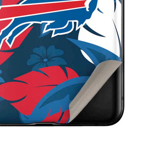 NFL Buffalo Bills Tropical Print Galaxy Z Flip Skin