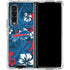 NFL Buffalo Bills Tropical Print Galaxy Z Fold4 5G Clear Case